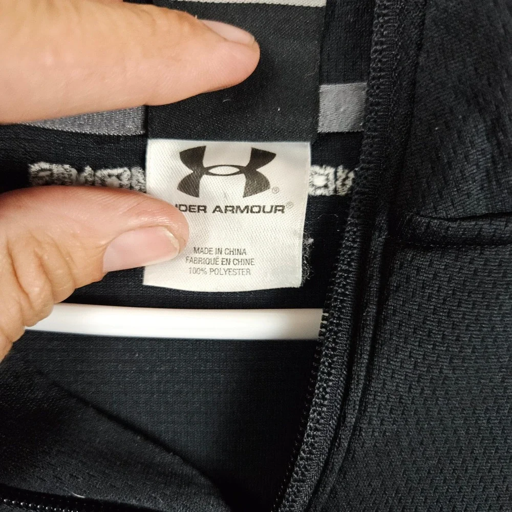 Under Armour Men's Wounded Warrior Project Full Zip Jacket Black LG Polyester‎